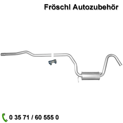 Mittelschalldämpfer auspuff - mittelschalldämpfer,