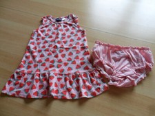 Kleid mit Höschen Gr 86/92 mit Melonen