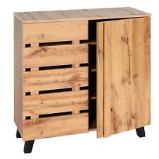 B-Ware Kommode MCW-M46, Schrank Highboard, 2 Türen 88x80x34cm, naturfarben