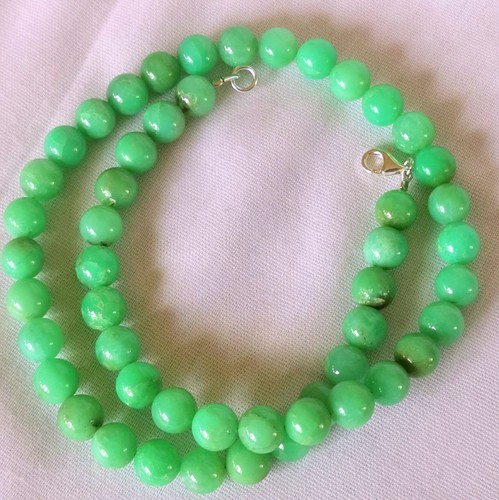 Chrysopras kette 48 - -,