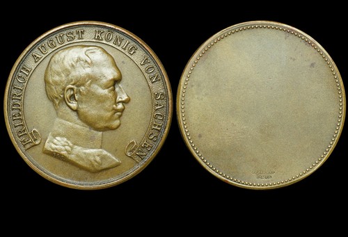 Sachsen einseitige medaille - sachsen:,