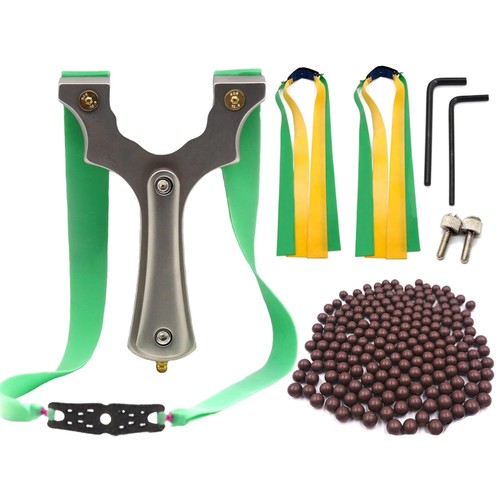 Schleuder set jagd edelstahl - set,