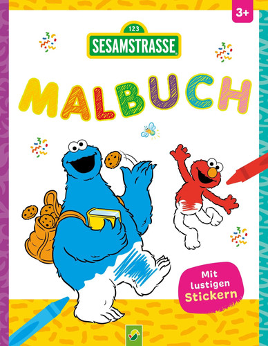 Malbuch sesamstraße mit - |,