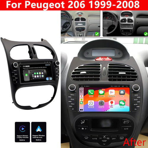 Für 08 peugeot 206 - 7",