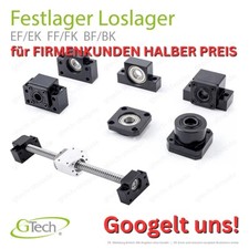 Loslager Festlager Lagerblock Lagereinheit | Kugelumlaufspindel CNC Fräse