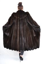 A5170 BLACKGLAMA NERZMANTEL ECHT PELZ PELZMANTEL JACKE Gr.40 REAL MINK FUR COAT