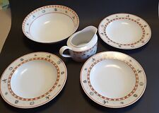 Winterling Dessina 3 Suppenteller, 1 Schüssel, 1 Sauciere, Porzellan Geschirr