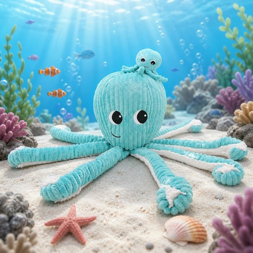 Riesen oktopus plüschtier - riesen-oktopus,