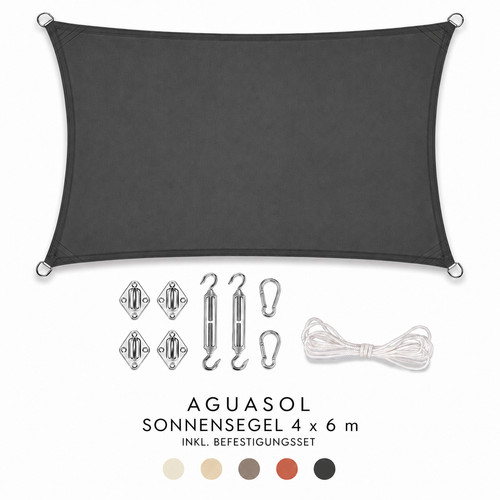 Aguasol sonnensegel 4x6 - aguasol,