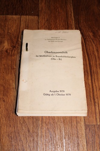 Oberbauvorschrift werkbahnen - oberbauvorschrift,