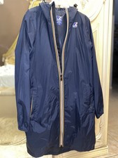 kway jacke wasserdicht blau