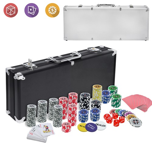 500 chips pokerkoffer pokerset - chips,