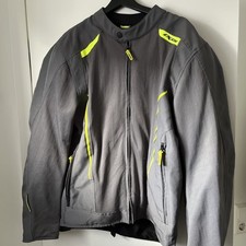 Ixon Motorradjacke Cool Air Grau Gelb Größe 2XL Quad Jacke Schutz Protektor 