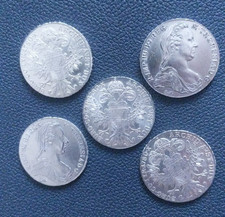 Set 10 Stück, Maria-Theresia-Taler, 280g Silber, neuere Prägung - Invest-Paket