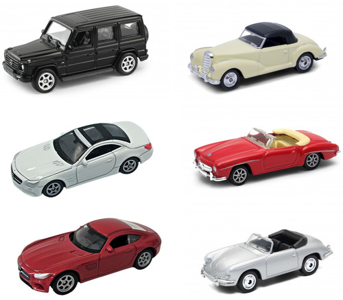 Set cars mercedes porsche - set,