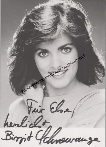 Original autogramm birgit - original,