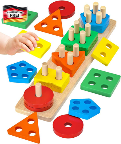 Holzspielzeug sortierspiel - holzspielzeug,