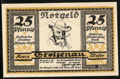 Notgeld stolzenau 1921 - notgeld,