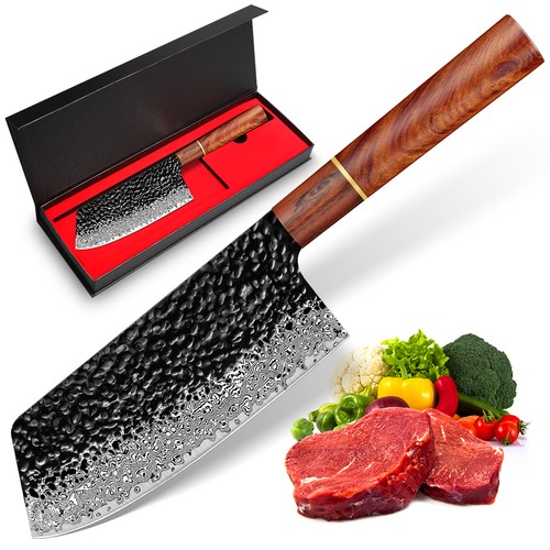Damast nakiri messer - nakiri,