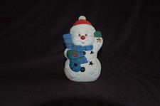 Windlicht Schneemann -