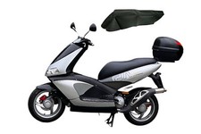 Sitzbezug schwarz für Aprilia