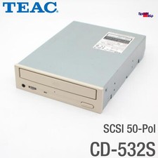 BESTEN TEAC CD-532S CD-ROM DRIVE LAUFWERK SCSI 50-POL 5.25" 13.3CM 32x SCSI 