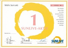 Sunlive AG DM Aktie Starzach
