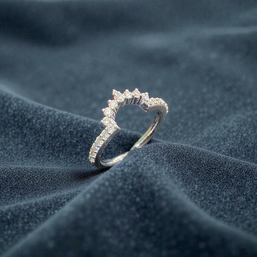 Pave karat runde - 0,48,