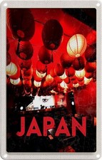 Blechschild 18x12 cm Japan