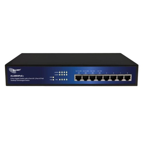 Allnet all8804poe unmanaged 8 - unmanaged,