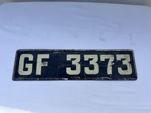 Altes kennzeichen schild - nr,