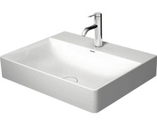 DURAVIT Aufsatzwaschbecken DuraSquare 60 x 47 cm weiß glänzend mit nicht verschl