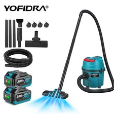 10L Akku Staubsauger Nass & Trockensauger mit Verlängerungsrohr Für 18V Makita 