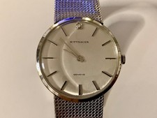 Armbanduhr WITTNAUER-GENEVE gute Mechanische Ankerwerk, Zifferblatt mit Brillant