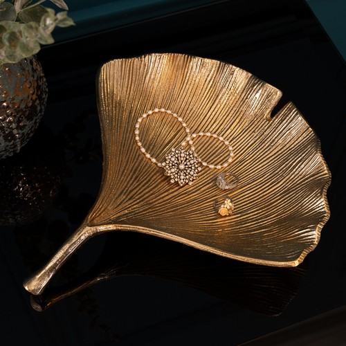 Deko schale ginkgo 33cm - deko,