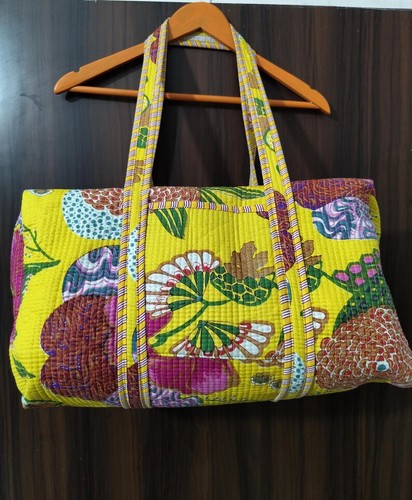 Gelb obst print gesteppt boho - gesteppt,