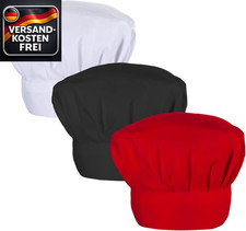 3 Stück Kochmütze Unisex