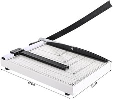 Hebelschneider A4 Kompakt Papierschneider mit Metallbasis Schneidemaschine Papie