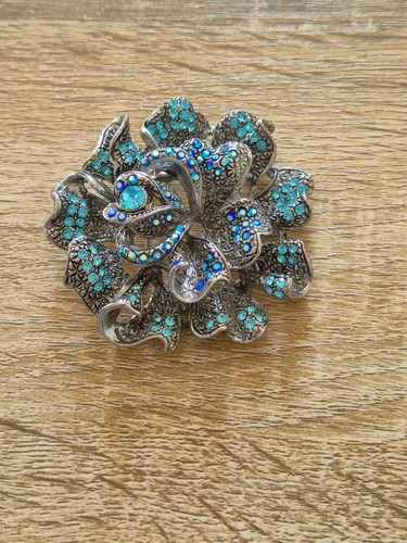 Große brosche blume vintage - brosche,