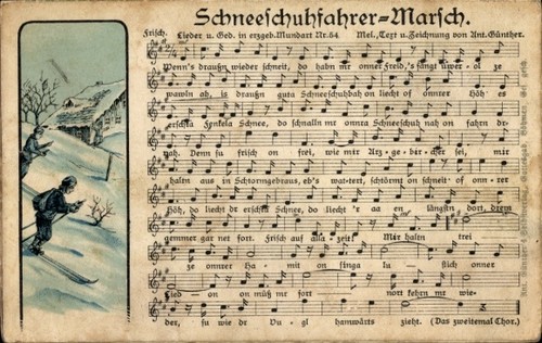 Lied schneeschuhfahrer - lied,