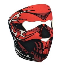 Biker Motorrad Face Mask Red