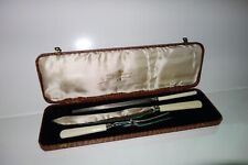 Vintage Besteck Messer, Gabel, Wetzstahl Joseph Rodgers & Sons Sheffield (3tlg.)