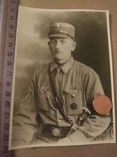 Foto im Postkartenformat/Parteisoldat/Mit Dolch/Foto/2.WK