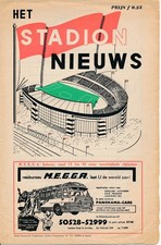 Feyenoord Niederlande Holland v Göteborg Schweden (Intertoto Cup) 1961/1962
