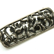 Antike 835 Silber Brosche