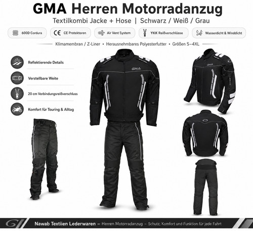 Neu herren motorradkombi - herren,