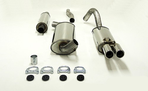 Edelstahl komplettanlage audi - edelstahl,