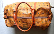 MCM VINTAGE REISETASCHE FÜR KURZREISEN &SPORT! Farbe: COGNAC BRAUN ! Neuwertig!