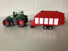 SIKU Fendt Favorit 926 Vario mit Siku Heuladewagen 1625 Rot seltene Kombi,Neu