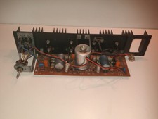 Platine mit Elkos, Poti, Transistorer etc aus Braun Receiver CEV 520